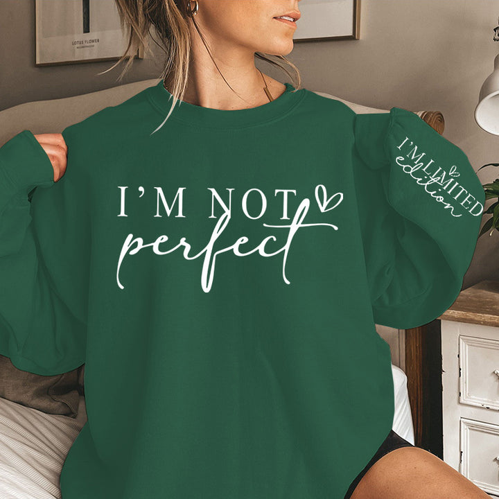Damen Oversized Sweatshirt mit einzigartigem Statement-Print Drune