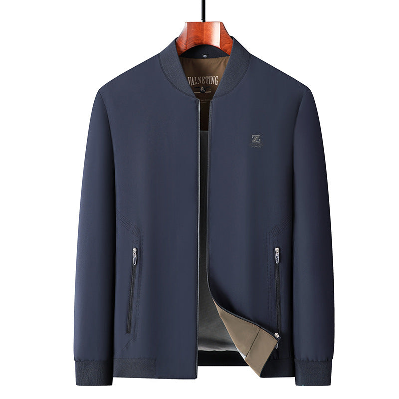 Herren modische Übergangsjacke mit elegantem Stehkragen und atmungsaktiven Eigenschaften Drune