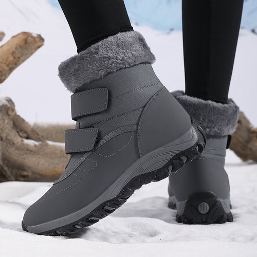 Damen Winterstiefel mit rutschfester Sohle und warmem Innenfutter Drune