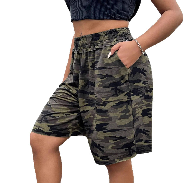 Damen Freizeithosen im modernen Camouflage-Design Drune