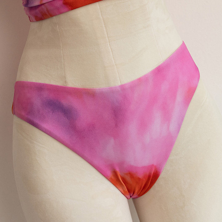 Damen Badeanzug-Set mit asymmetrischem Volant und trendigem Oberteil Drune