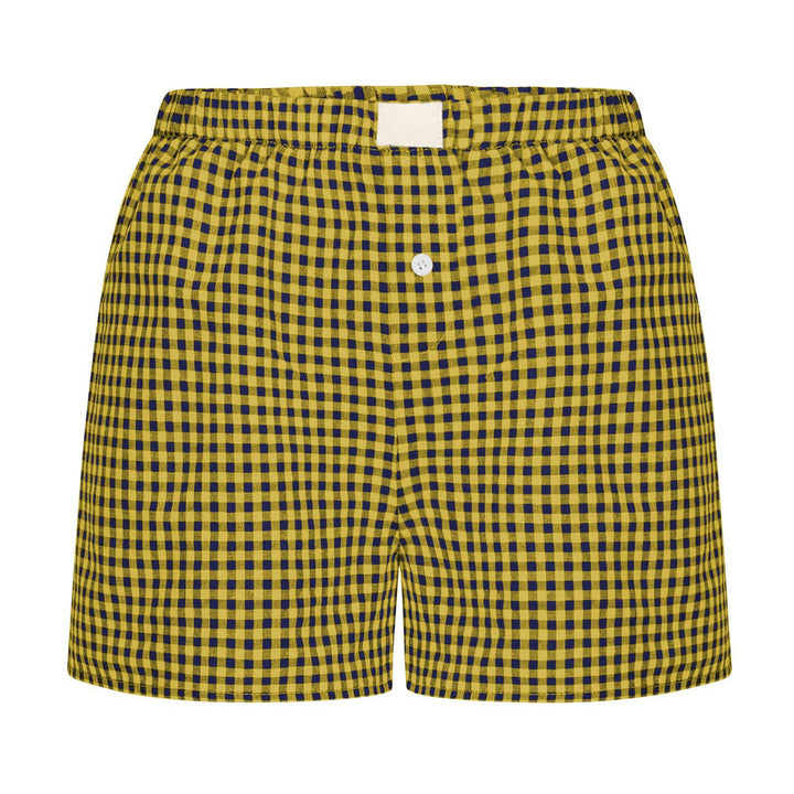 Damen lässige Karohose Drune