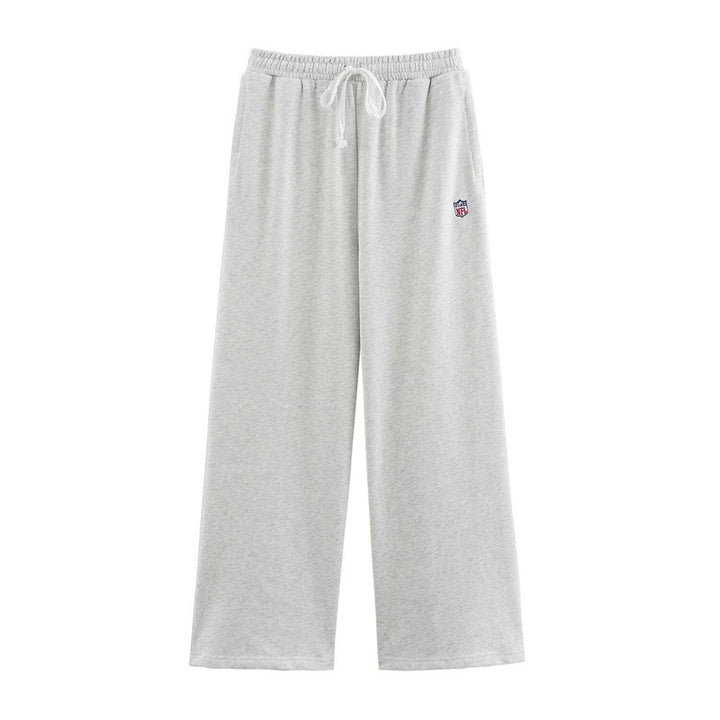 Damen sportlicher cropped Hoodie mit buntem Grafikelement und praktischem Kordelzug Drune
