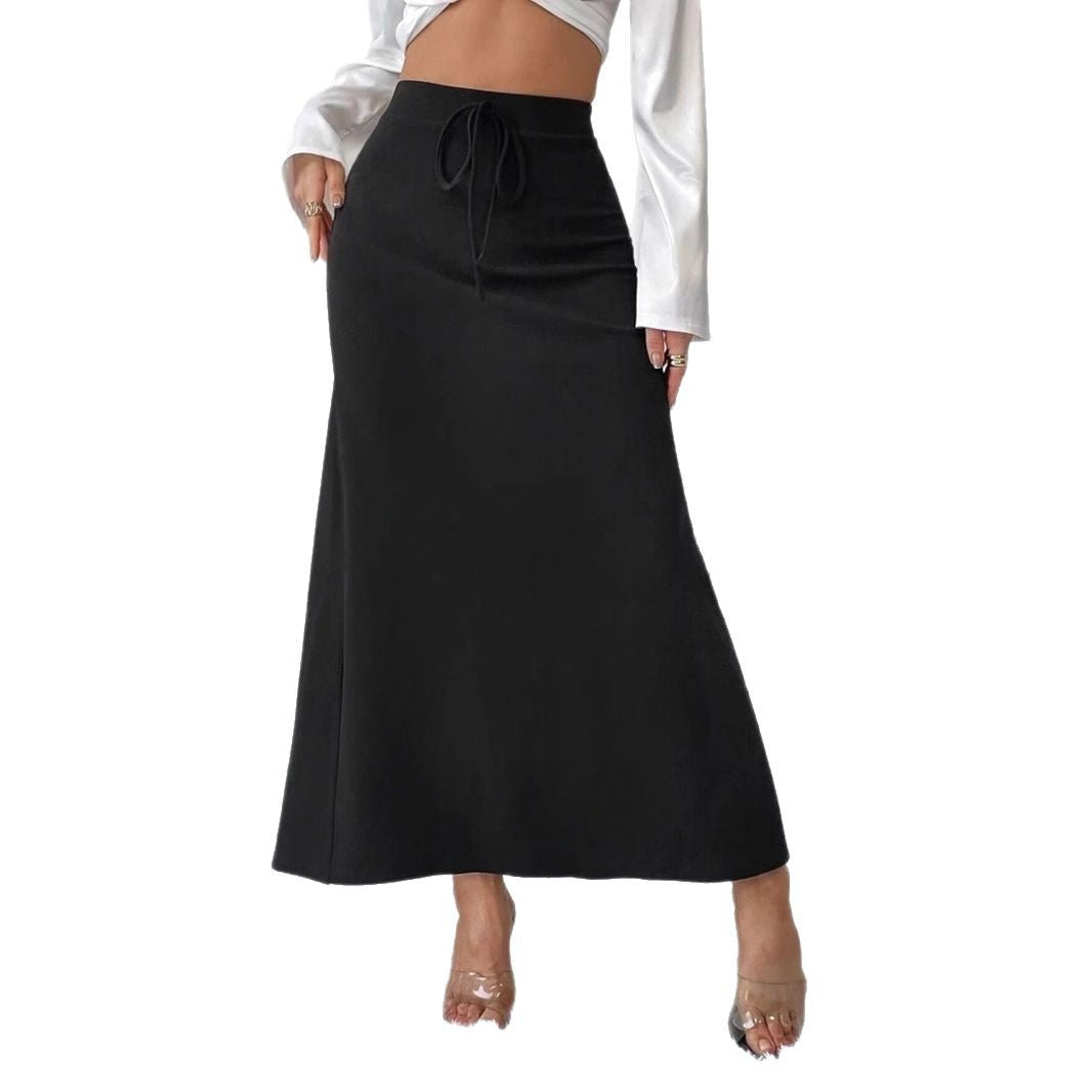 Damen Midi-Rock mit verstellbarem Bund Drune