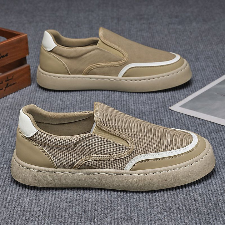 Damen Slip-On Sneakers mit atmungsaktiver Netzstruktur Drune