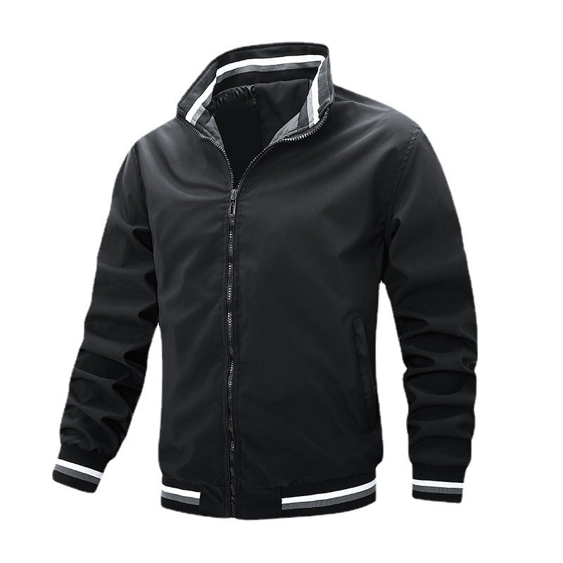 Herren elegante Bomberjacke mit stark isolierendem Innenfutter Drune