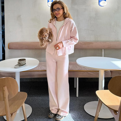 Damen Relaxed Fit Loungewear-Set Drune