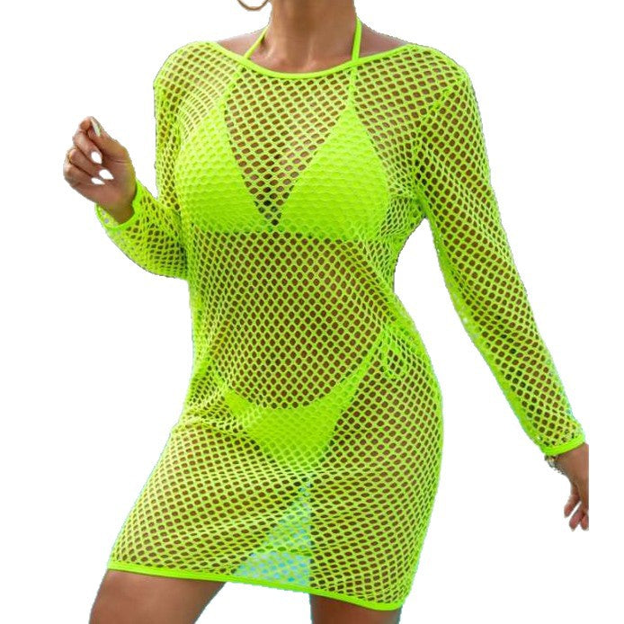 Damen Netzkleid Drune