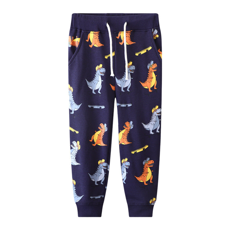 Jungen Jogginghose mit freundlichem Dinosaurier-Design Drune