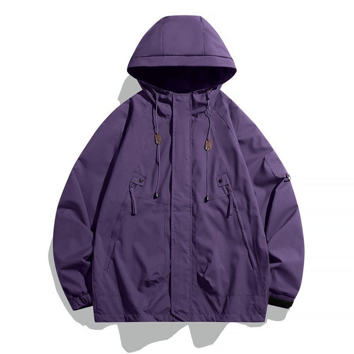 Damen technische Funktionsjacke mit verstellbarem Kapuzensystem und robustem Wetterschutz Drune