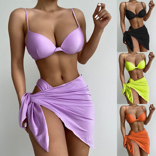 Damen Bikini-Set mit trendigem Wickelrock Drune