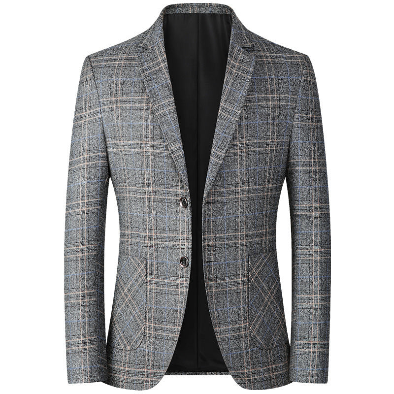 Damen elegante kariert Blazer Drune
