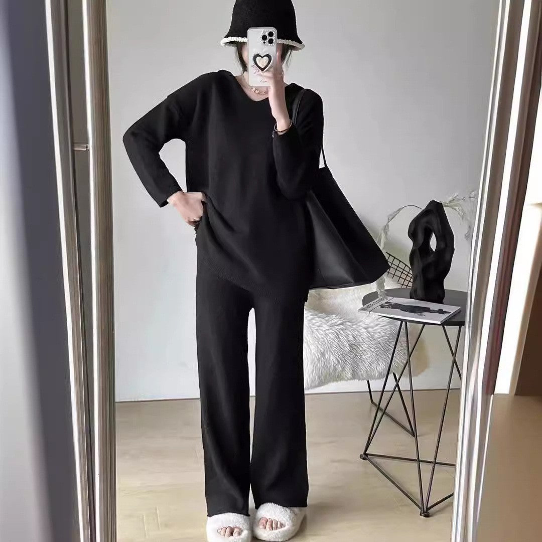 Damen Elegante und bequeme V-Ausschnitt-Loungewear Drune