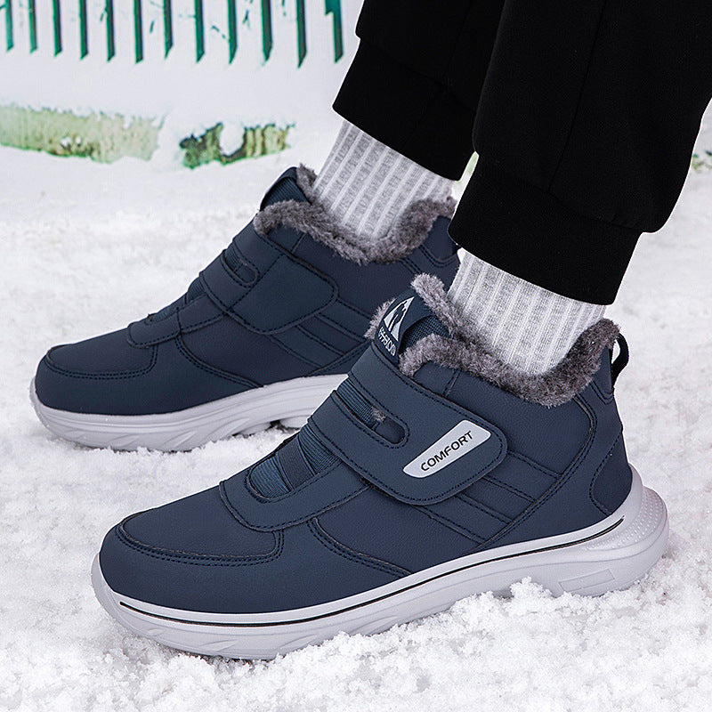 Damen isolierte Winter-Sneaker mit praktischem Klettverschluss und weichem Innenfutter Drune
