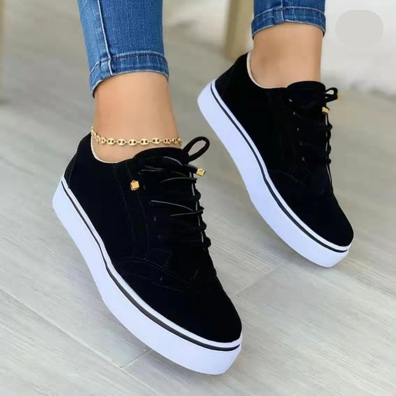 Damen modische Sneaker mit eleganten Brogue-Details Drune
