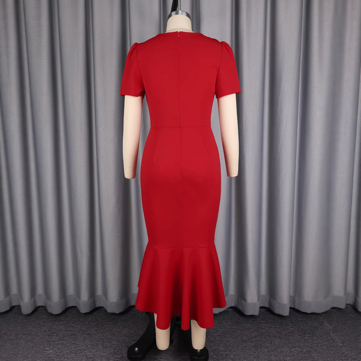 Damen Figurschmeichelndes Abendkleid Drune