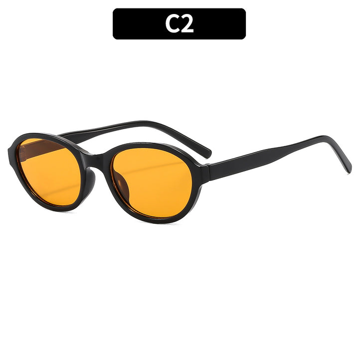 Drune | Ovale Sonnenbrille mit kleinem Rahmen