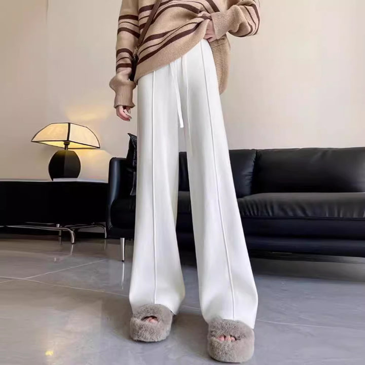 Damen Bequeme weit geschnittene Hose aus hochwertigen Materialien Drune