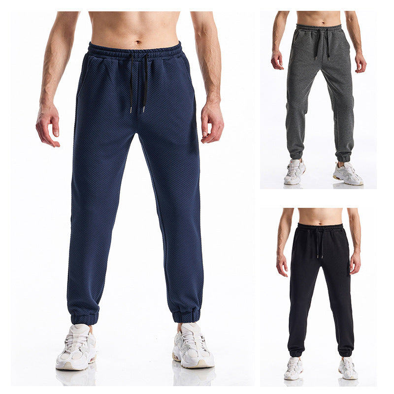 Herren bequeme Sporthose mit elastischem Bund und modernen Seitentaschen Drune
