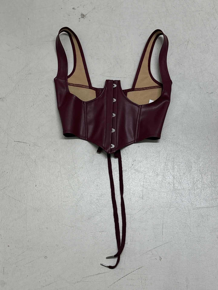 Damen Minikleid mit korsettähnlichem Oberteil und voluminösem Rüschensaum Drune
