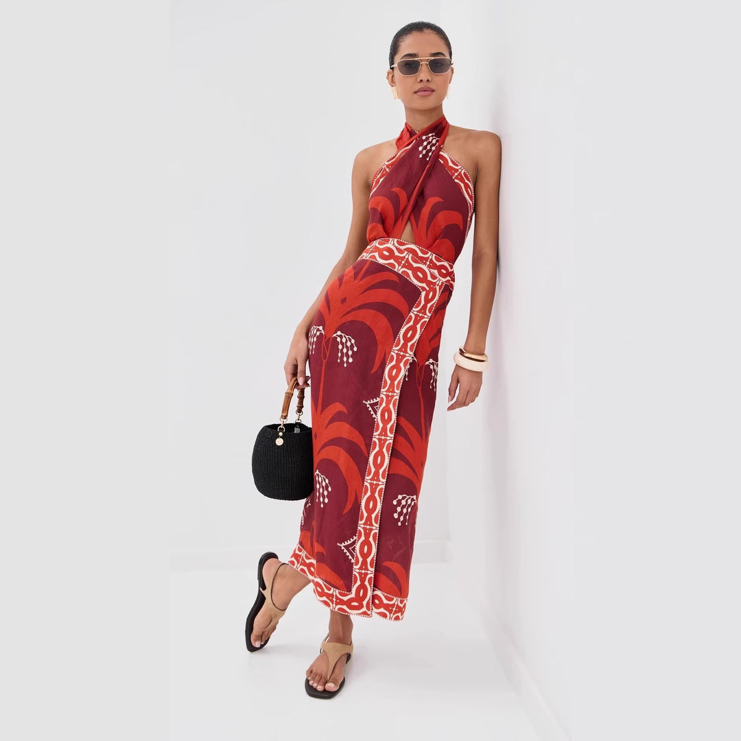 Damen Maxi-Kleid mit exklusivem Boho-Design Drune