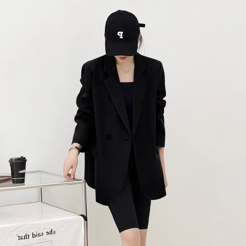 Damen Eleganter oversized Blazer mit strukturiertem Schnitt Drune