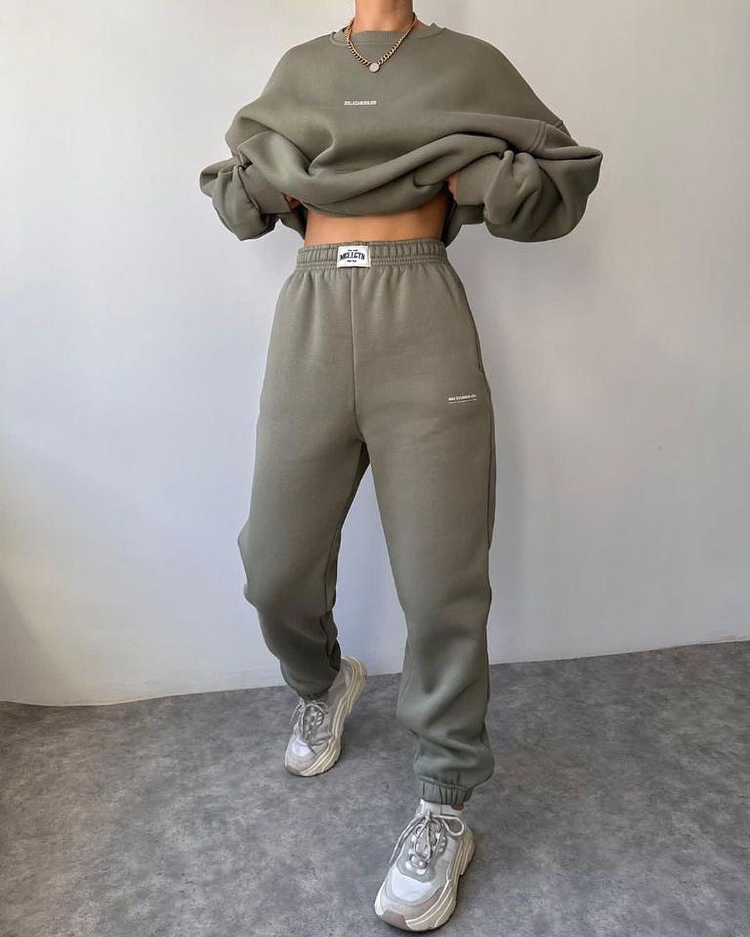 Damen Sportliche Jogginghose Drune