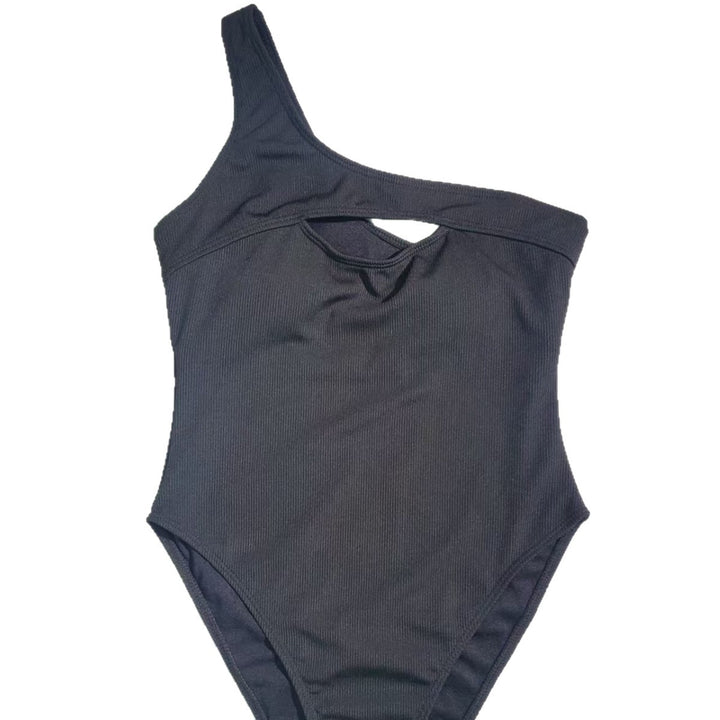 Damen Einteiliger Badeanzug mit asymmetrischem Cut-Out und sportlichem Design Drune