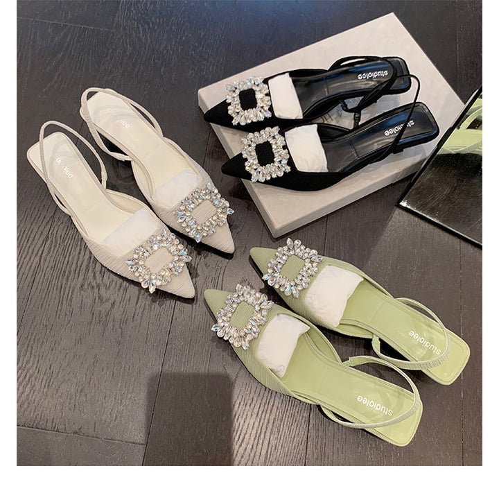 Damen Sling-Pumps mit eleganter Perlenapplikation Drune