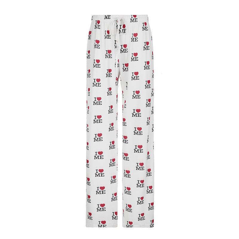 Damen Bequeme Lounge-Hosen mit einzigartigem Motiv Drune