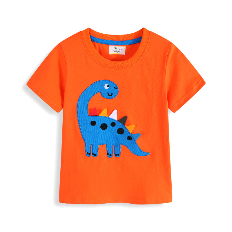 Jungen T-Shirt mit verspieltem Dinosaurier-Motiv Drune