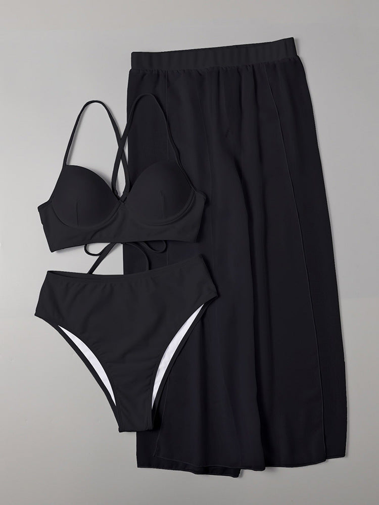 Damen Bikini-Set mit schickem Maxi-Rock Drune