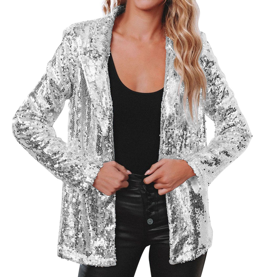 Drune | Golden Glitter Jacke mit Pailletten