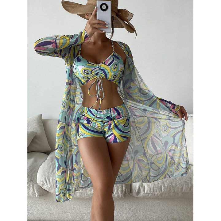 Damen Bikiniset mit lässigem Strandcover Drune