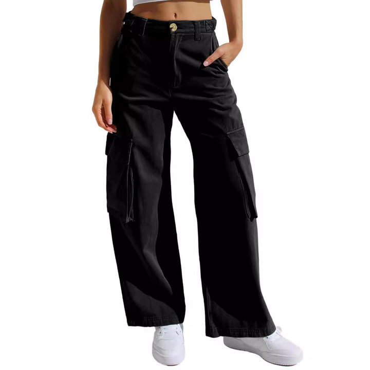 Damen Cargo-Hose mit praktischen Seitentaschen und lässigem Schnitt Drune