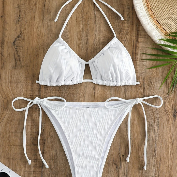 Damen Triangel-Bikini mit raffiniertem Rüschendesign Drune
