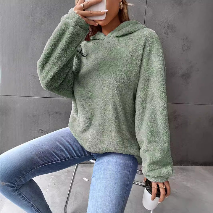 Damen Kuscheliges Hoodie aus Fleece Drune
