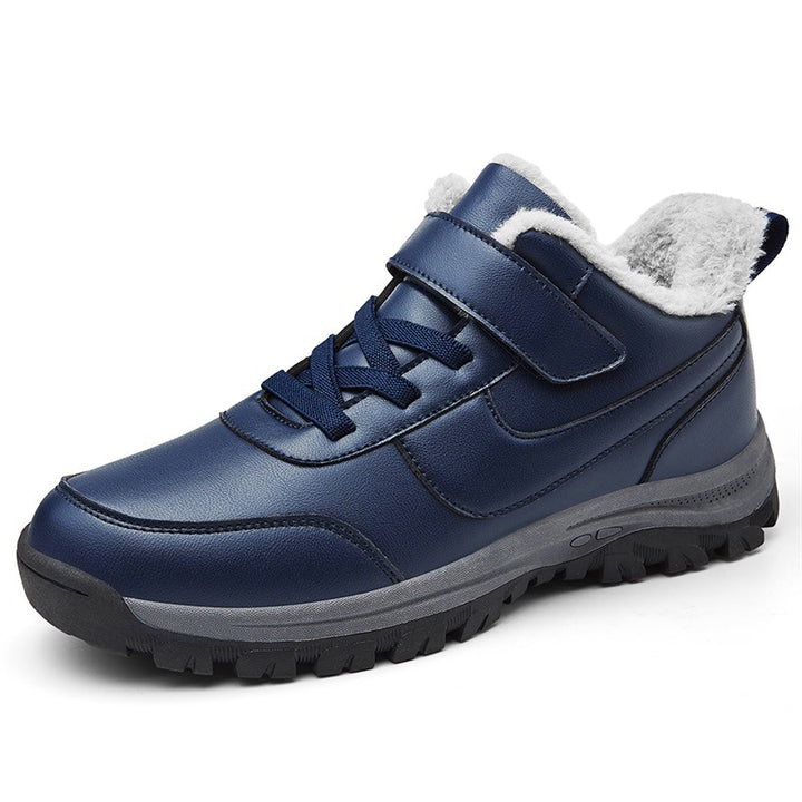 Damen Warmgefütterte Winterstiefel mit rutschfester Sohle und verstellbarem Klettverschluss Drune