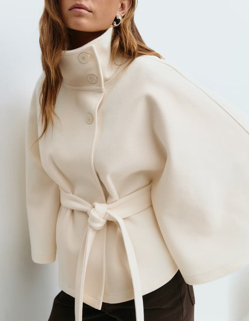 Damen modische Wolljacke Drune