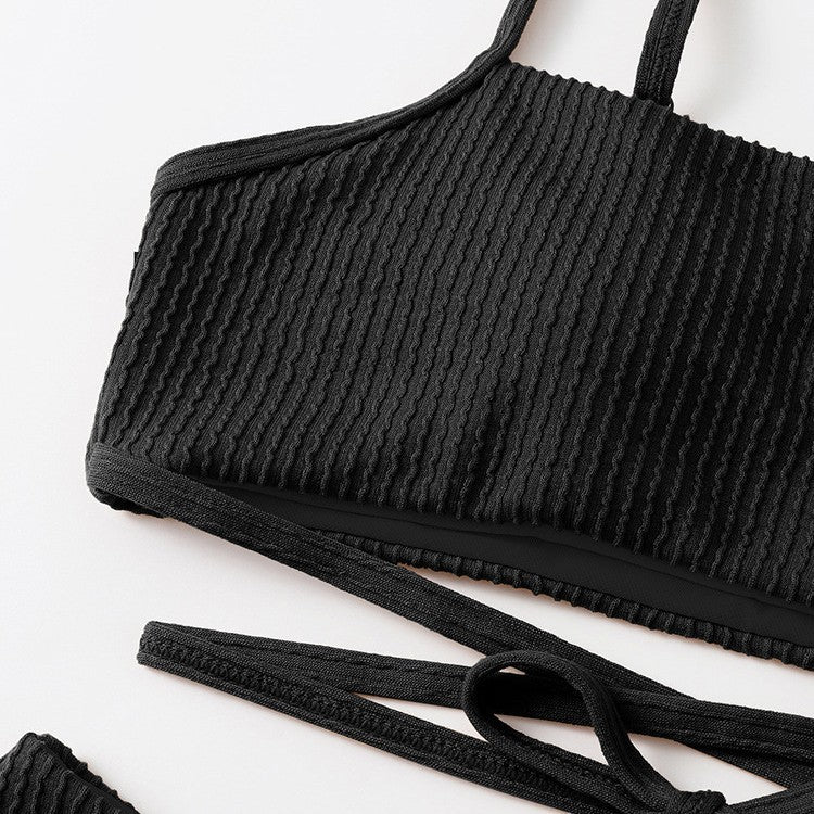 Damen Bikiniset mit raffiniertem Schnitt und verstellbarem Bindeband Drune