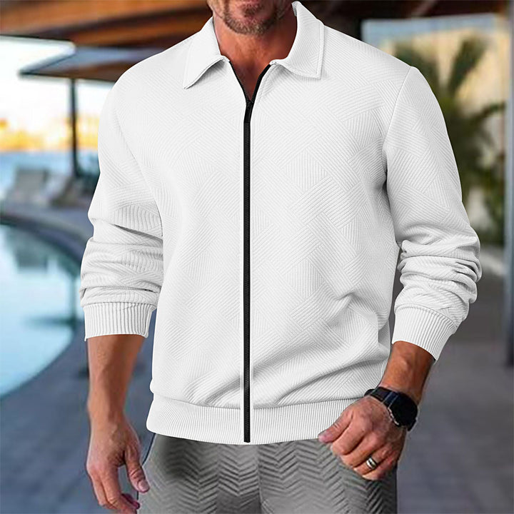 Herren Leichte Freizeitjacke mit strukturiertem Design Drune