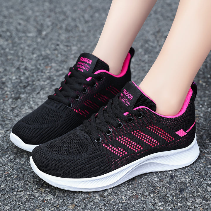 Unisex nan atmungsaktive Strick-Sneaker mit leichter Memory-Fußbett Sohle Drune