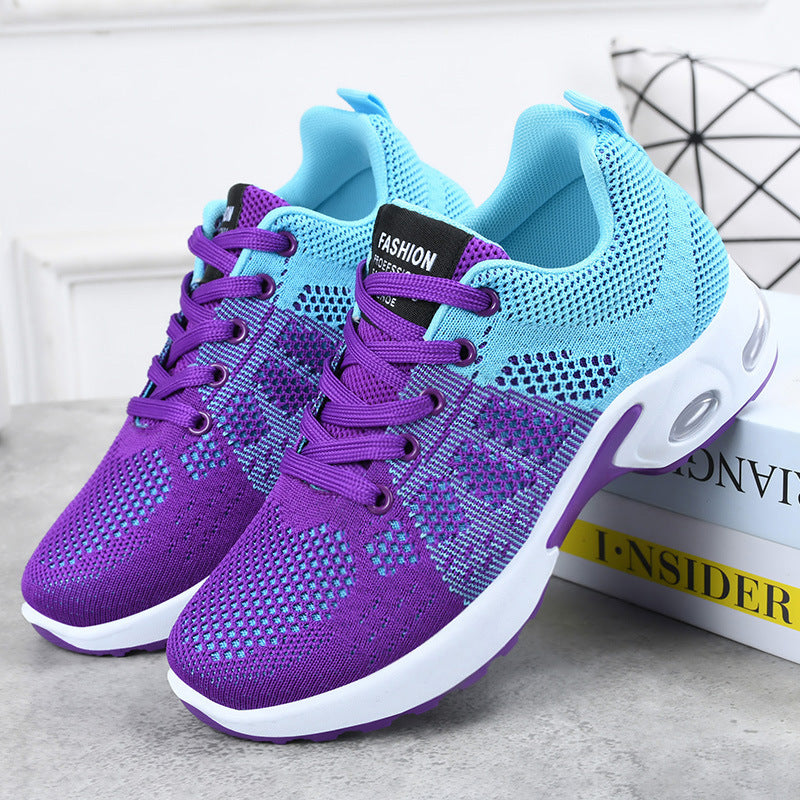 Unisex nan atmungsaktive Strick-Sneaker mit Luftkissenabsatz Drune
