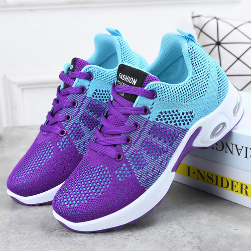 Unisex nan atmungsaktive Strick-Sneaker mit Luftkissenabsatz Drune