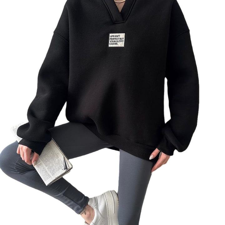 Damen gemütlicher Kapuzenpullover mit lässigem Schnitt und hochwertigen Materialien Drune