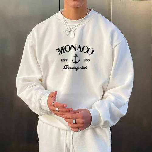 Damen Sweatshirt mit großzügigem Schnitt und einzigartigem Druck Drune