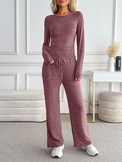 Damen gemütliches Lounge-Set mit weitem Schnitt Drune