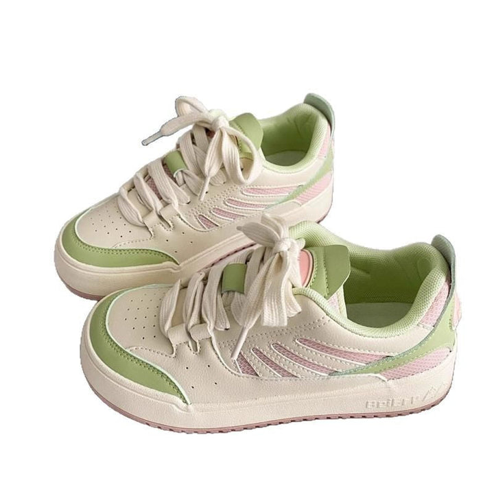 Damen Sportliche Sneakers mit atmungsaktiver Struktur und modischen Akzenten Drune