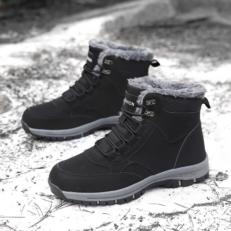 Damen Warme Winter-Wanderstiefel mit isolierendem Futter und rutschfester Sohle Drune