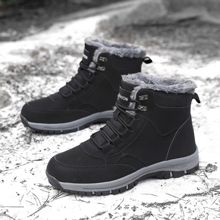 Damen Warme Winter-Wanderstiefel mit isolierendem Futter und rutschfester Sohle Drune